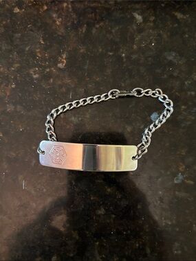 Silver Medical ID Bracelet